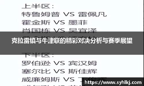 克拉雷镇与牛津联的精彩对决分析与赛季展望